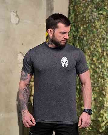 Бавовняна футболка Spartan grey ПП7691 Київ