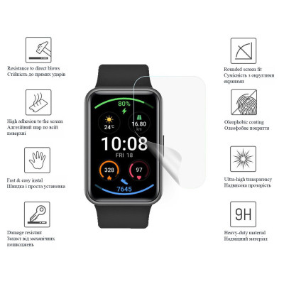 Стекло защитное Drobak glass-film Ceramics OPPO Watch Free (313177) Винница - изображение 3