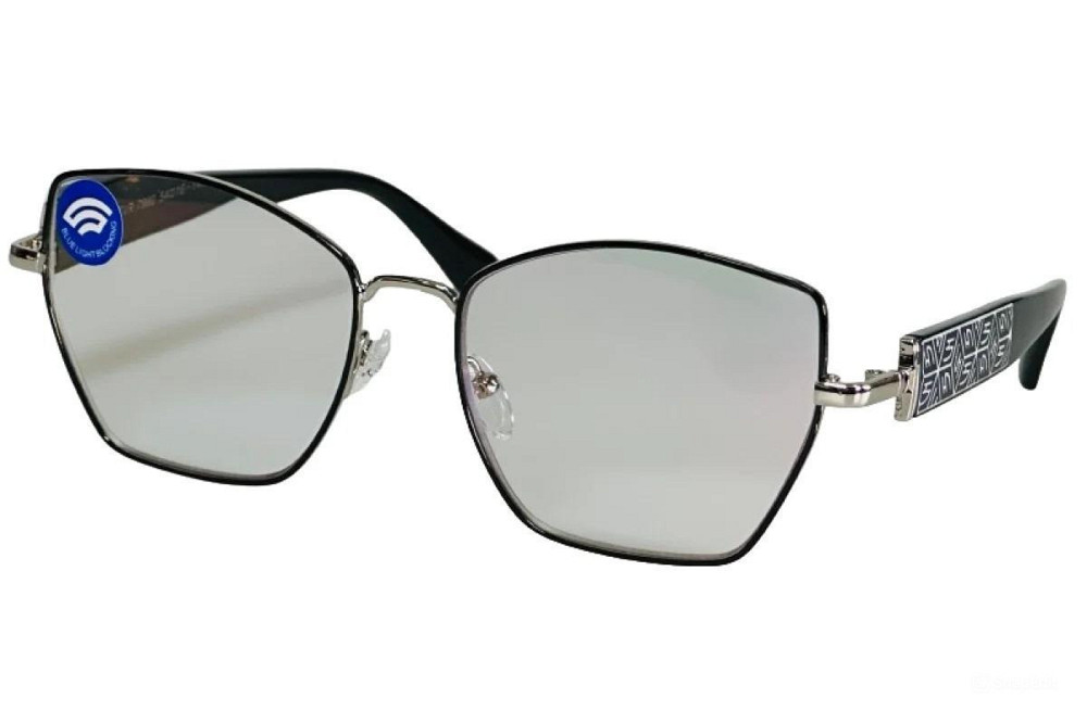 Окуляри з діоптрією Black (15% затемнення + Blue Blocker) +3.75 Луцьк - фото 1