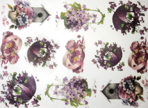 Папір для декупажу "Бузкова хмаринка" 30,8*44см 45г/м2 69200939, шт Київ - фото 1