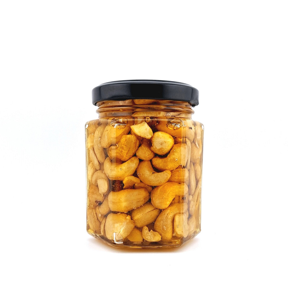 Мед с орехами кешью 240 грамм Одесса - изображение 1