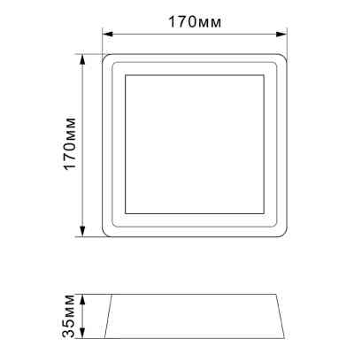 Світильник TITANUM LED 18W 5000K 220V (TL-BHS20-185) Вінниця