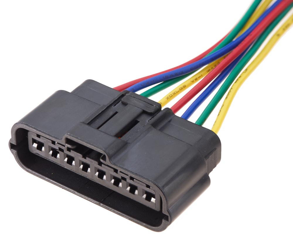 Разъем коннектор с проводом, 8-кон., 6195-0038, 8P090WP-DLSPA-F-S, 8P090WP-DLSPA-F-L, Ford Киев - изображение 1