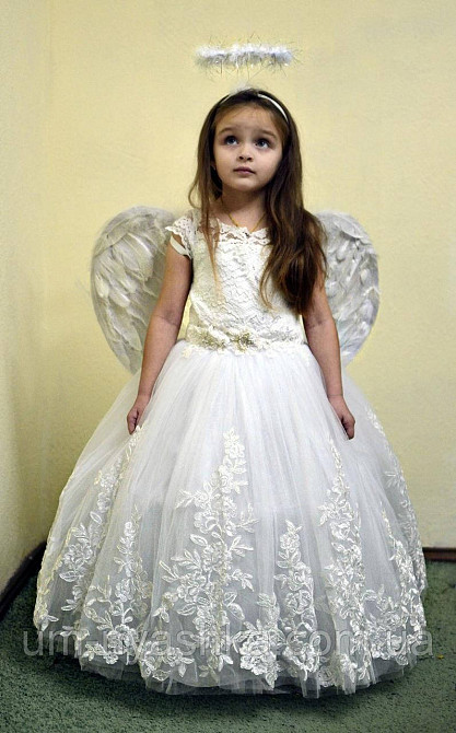 Длинное нарядное платье Дианочка Белое на 4-5, 6-7 лет Кривой Рог - изображение 7