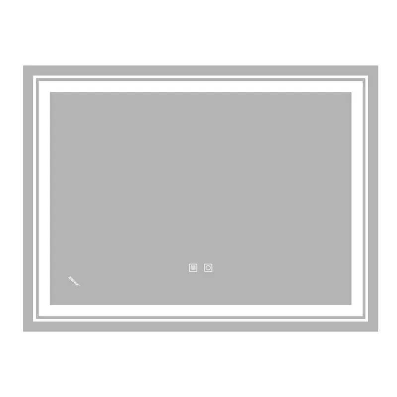 Зеркало Zerix Alive MR06-80x60-REVERSE с LED Touch, Anti-fog, диммером, регулятором яркости (ZX6062) Киев - изображение 1