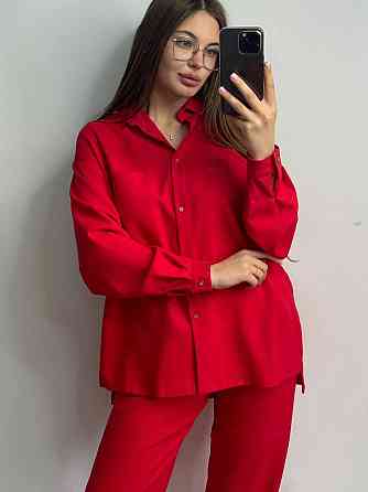 Костюм жіночий літній льон Синій 50/52 Харків