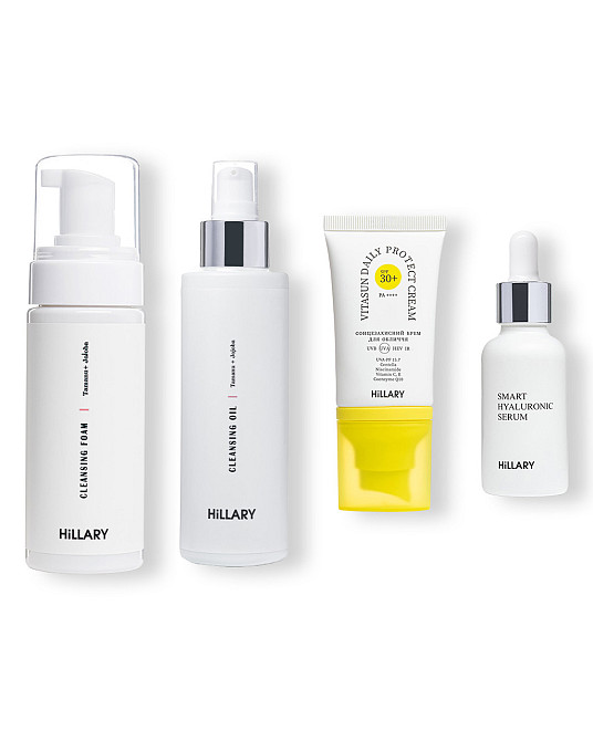 Покроковий догляд протягом дня для жирної шкіри обличчя Київ - фото 1