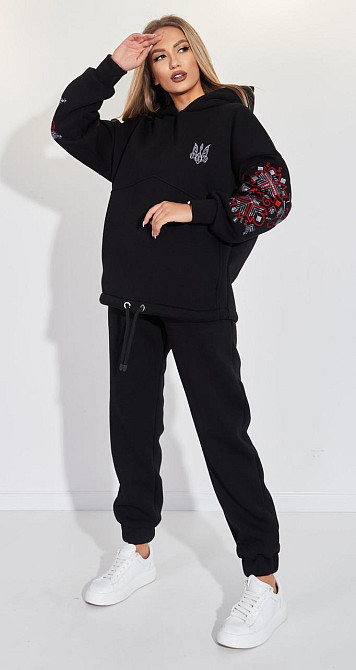 Теплий костюм з українською вишивкою Київ - фото 1