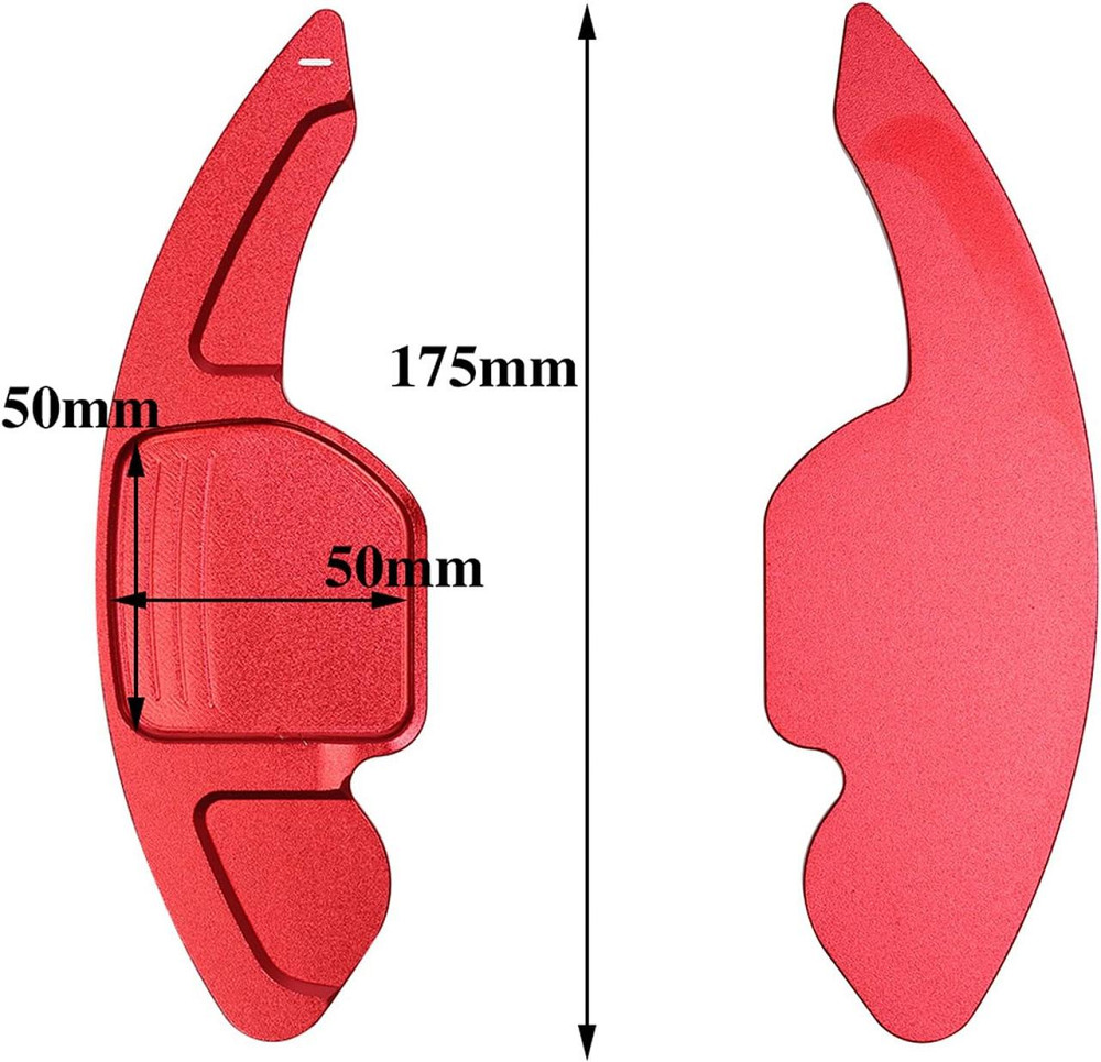 Підрульові пелюстки Audi для A3 S3 A4 S4 A5 A6 A8 Q5 Q7 TT, срібні, подовжені накладки для перемикання передач Київ - фото 4