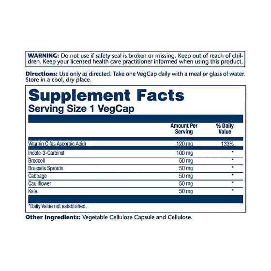 Indole 3 Carbinol 100mg - 30 vcaps Луцьк