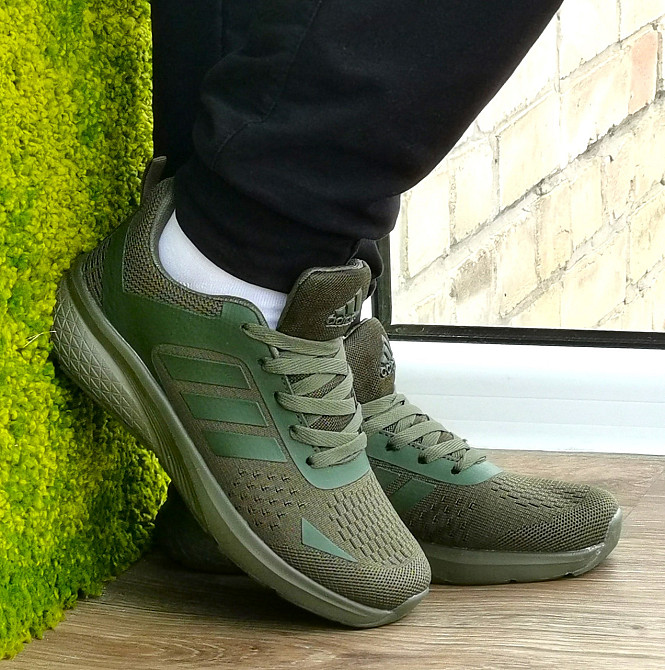 Кросівки Adidas Зелені Адідас BOOST Колір Хакі Жіночі Чоловічі (розміри: 36,37,38,39,40) Дніпро - фото 9