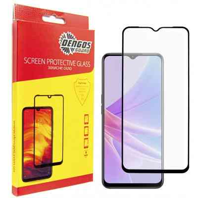 Стекло защитное Dengos Full Glue Oppo A78 5G (black) (TGFG-298) Винница