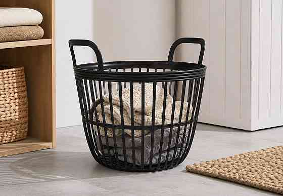 Корзина мультифункциональная плетеная Prosperplast Zoe Basket, 40 л, чорная Киев