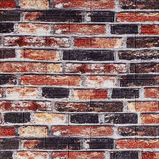 Декоративна 3D панель 700х770х5мм Сіро-синя Катеринославська цегла (048) SW-00000027 Київ