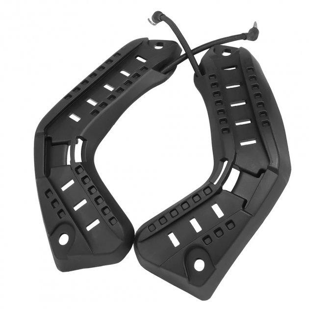 Рельсовое крепление на шлем каску FAST Планка Черный Киев - изображение 1