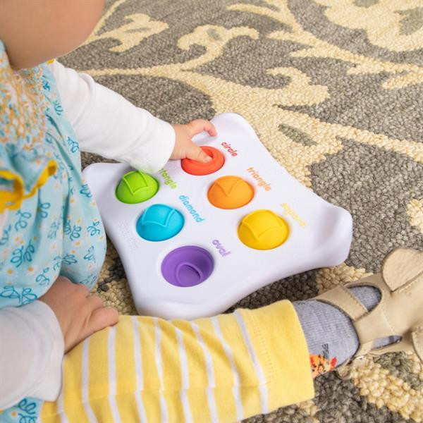 Сенсорна іграшка Fat Brain Toys Dimpl Duo Колір Форма Брайль (F208EN) Харьков - изображение 4