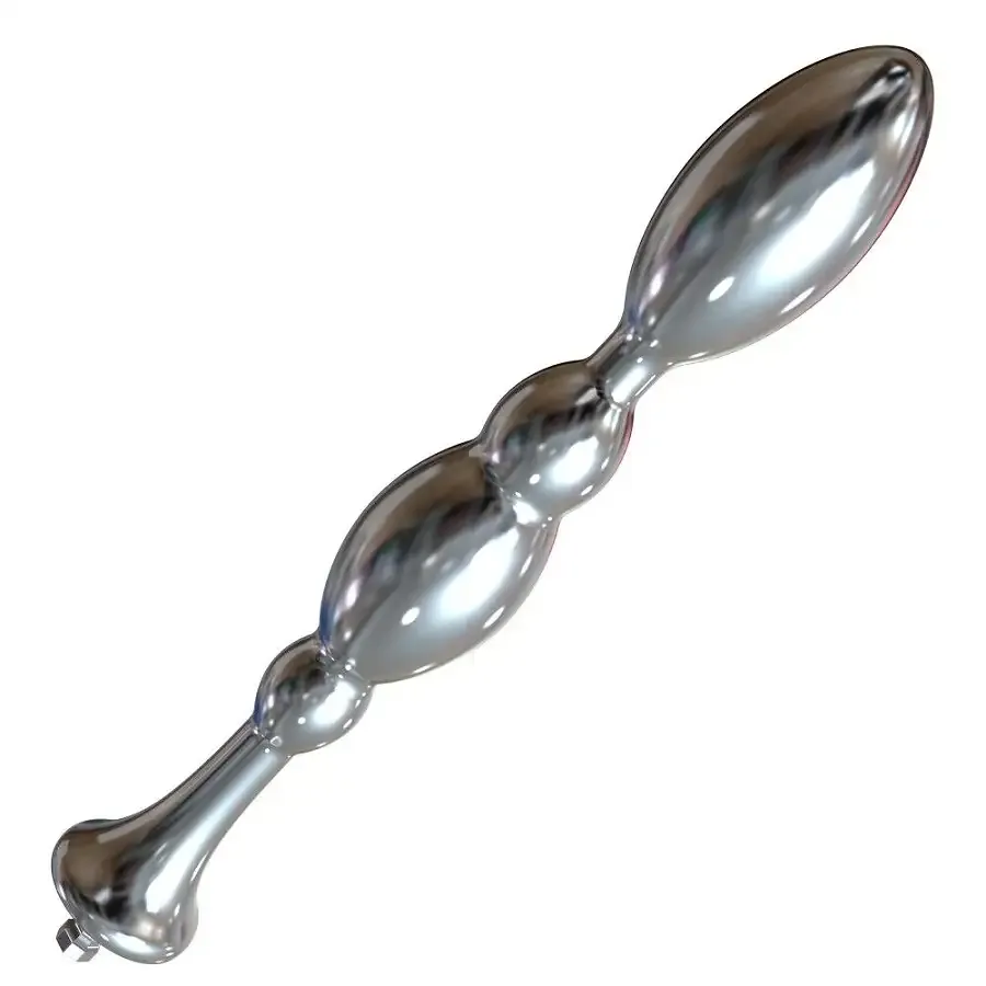 Металевий анальний плаг для секс-машин Hismith Bullet Anal Toy, система KlicLok Львів - фото 1