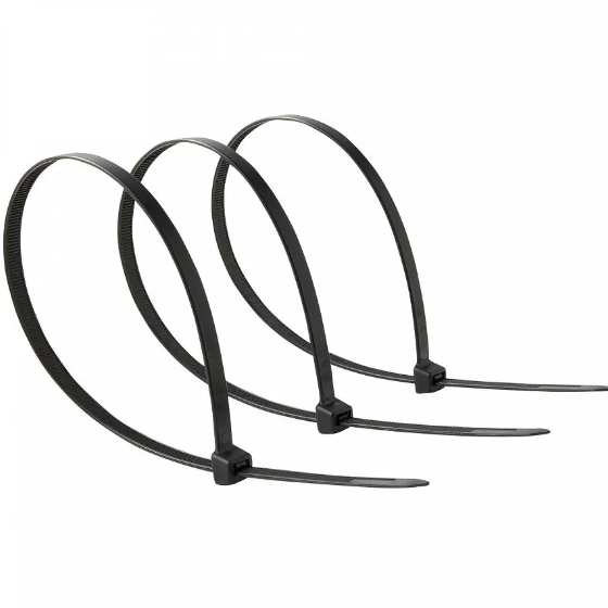 Хомут пластиковий 2,5*200 (3*200)мм чорний 100шт/уп APRO Житомир - фото 1