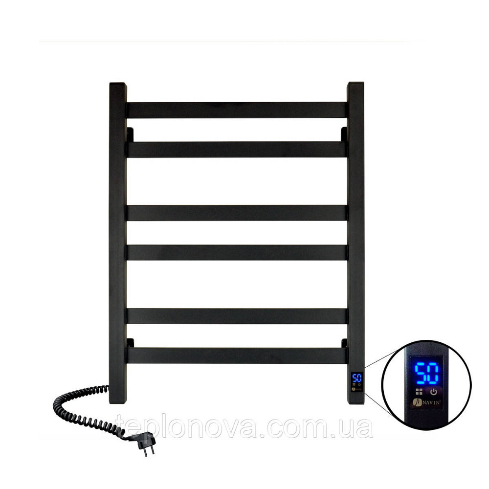 Полотенцесушитель Авангард 480х600 Sensor левый с таймером, чёрный муар Черновцы - изображение 5