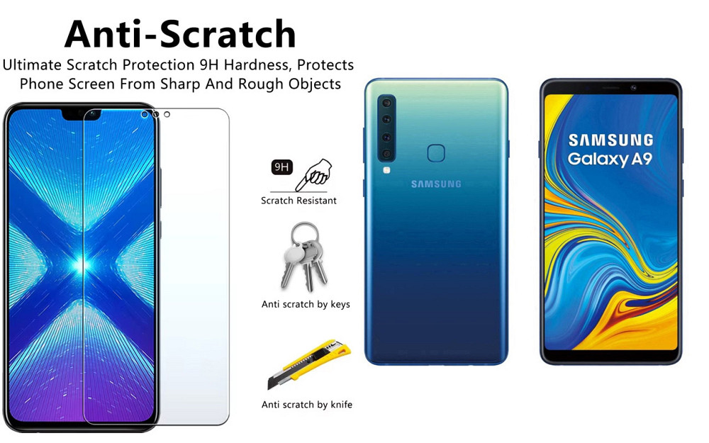 Захисне скло NeoGlass для Samsung Galaxy A9 2018 A920 – надпрозоре та стійке Київ - фото 1
