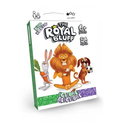 Настольная игра Danko Toys Верю не верю (The Royal Bluff) съедобное-несъедобное (укр.) (RBL-02-01U) Винница - изображение 1