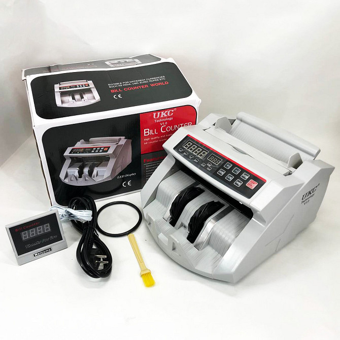 Машинка для счёта денег Bill Counter UKC MG-2089, Счетная машинка для банкнот XW-911 с детектором Киев - изображение 9