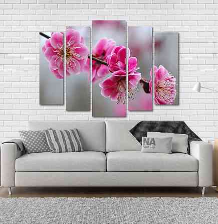 Модульная картина Цветы Весна Art-215_5 Киев