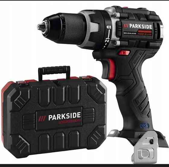 Акумуляторний безщітковий дриль-шурупокрут Parkside PERFORMANCE PABSP 20-Li C4 (60 Нм, Bluetooth, Німеччина) Київ