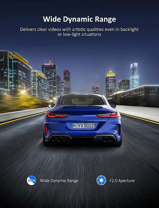 Автомобильный видеорегистратор Pathinglek Dash Cam A7 Full HD 1080P — Автокамера 3