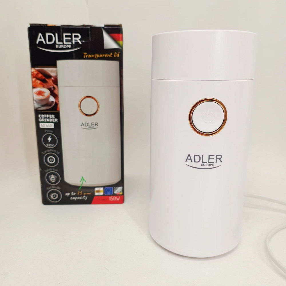 Кофемолка электрическая Adler AD 4446-wg Белая 150 Вт кухонный мини измельчитель для зерен кофе TN-18 Львов - изображение 15
