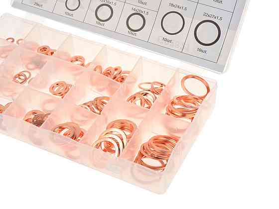 РемНабір мідних шайб 