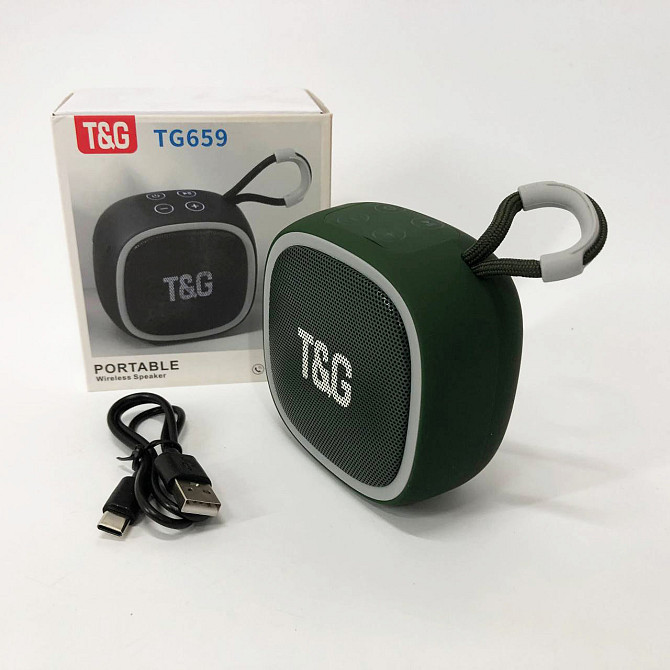 Портативна акустична bluetooth колонка TG659, Bluetooth колонка з зарядкою від usb TJ-88 Львів - фото 4