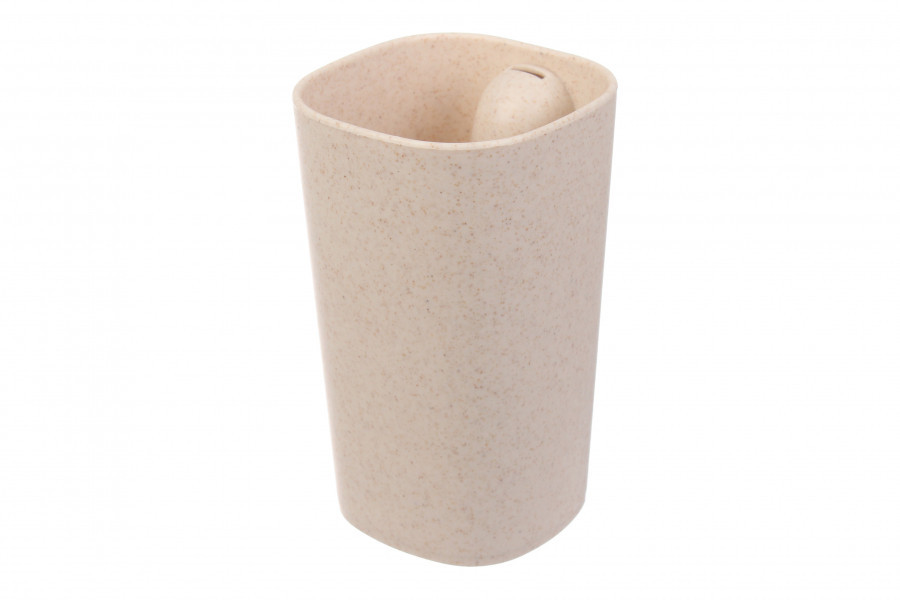 Еко стакан для зубної щітки 68-826, бежевий Винница - изображение 3