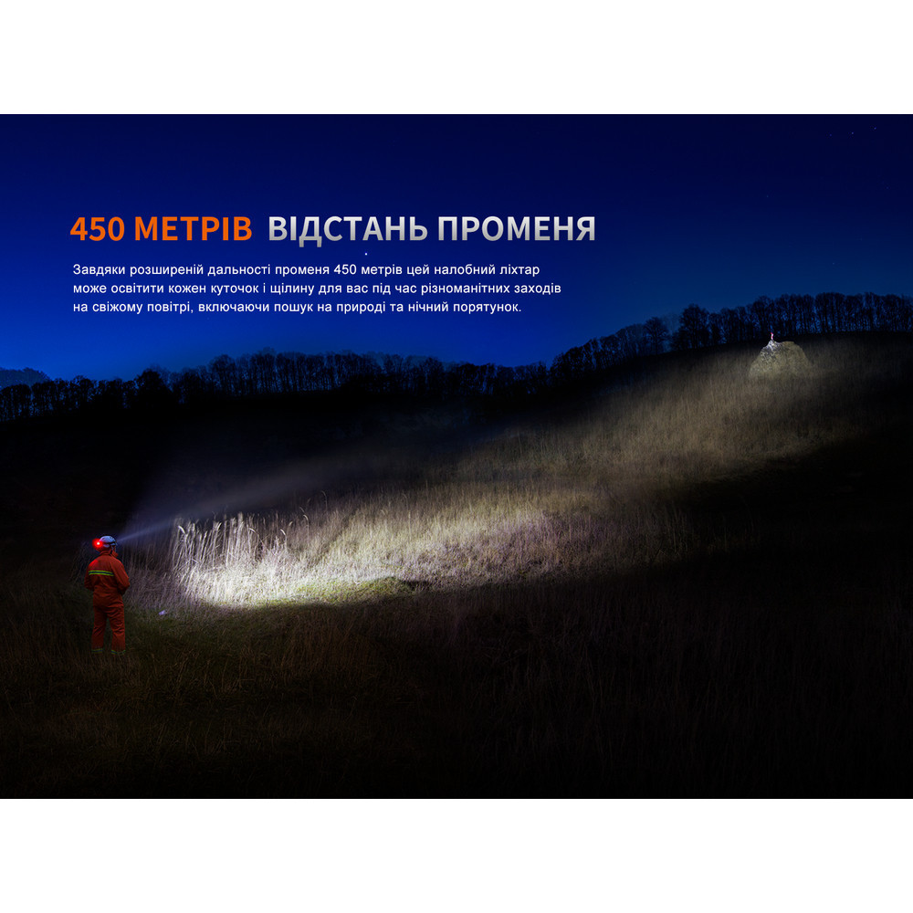 Фонарь налобный Fenix ​​HP35R SAR с огнеупорной повязкой Ровно - изображение 8