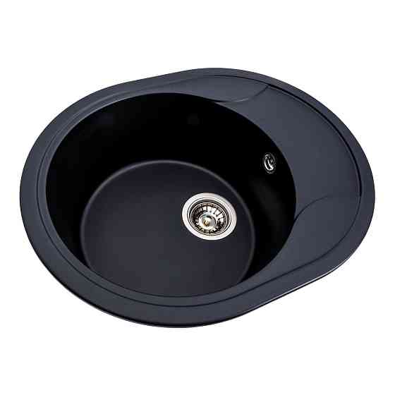 PLATINUM Гранітна мийка для кухні Platinum 5847 ONYX матова (чорна) Київ