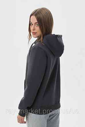 Набір жіночий худі утеплене 2шт RAY BASIC Темно-сірий /Чорний (U0401W-Dark Grey-Black) S Київ