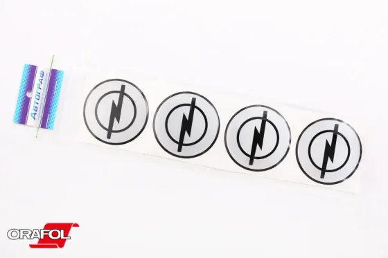 Наклейка на колпак 70мммм силікон Opel ребра. Автограф (4 шт.) Вінниця