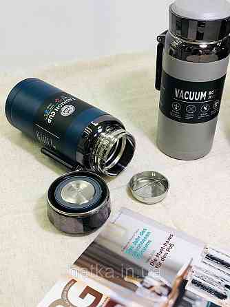 Термос металевий «Колонел» 1300 мл утримання тепла до 12-24 годин сірий Київ