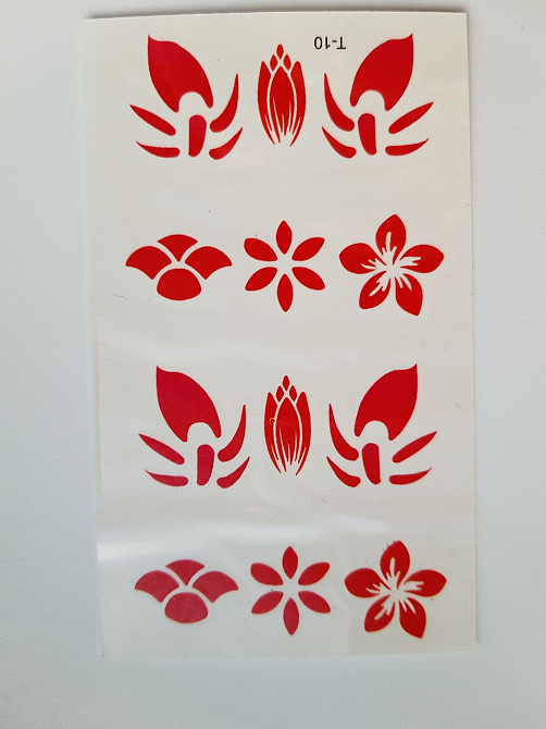 Тимчасове тату з написами - 10*6см Київ - фото 1