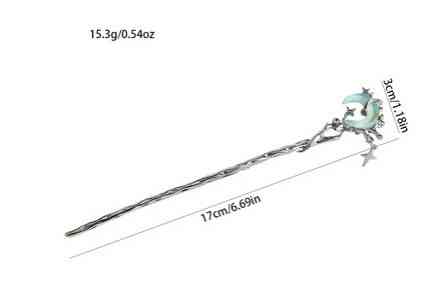 Шпилька для волосся китайська Місяць Київ
