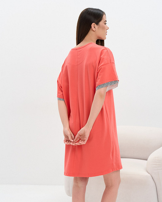 Женская туника свободного кроя - Листья Nicoletta 83676 XL Киев - изображение 3