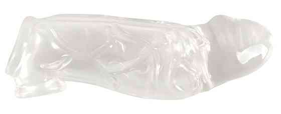 Насадка на пеніс Crystal Clear Penis Sleeve wit Sex Aura Київ