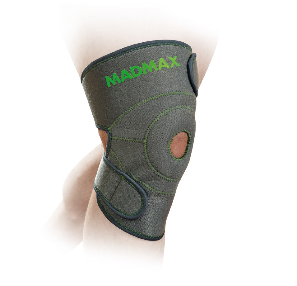 Наколінник MadMax MFA-295 Zahoprene Universal Knee Support Dark Grey/Green (1шт.) Київ - фото 1