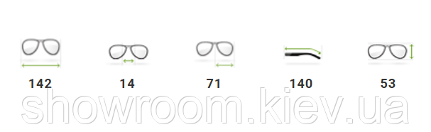 Жіночі сонцезахисні окуляри маска (1583) blue Київ - фото 2