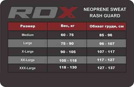 Рашгард сауна RDX Neoprenne Black XL Каменское