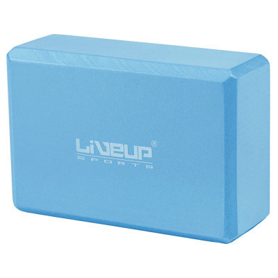 Блок для йоги LiveUp EVA Brick Уні 22,9 x 15,2 x 7,6см Синій (LS3233A-b) Вінниця - фото 1
