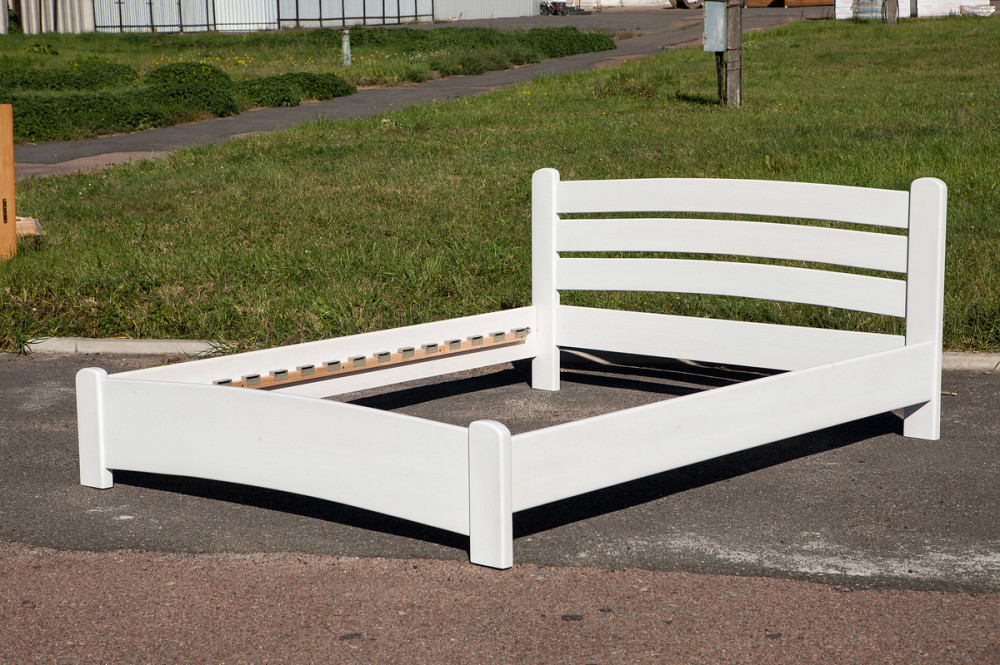 Ліжко Софія К 1200*2000, вільха/білий Киев - изображение 2