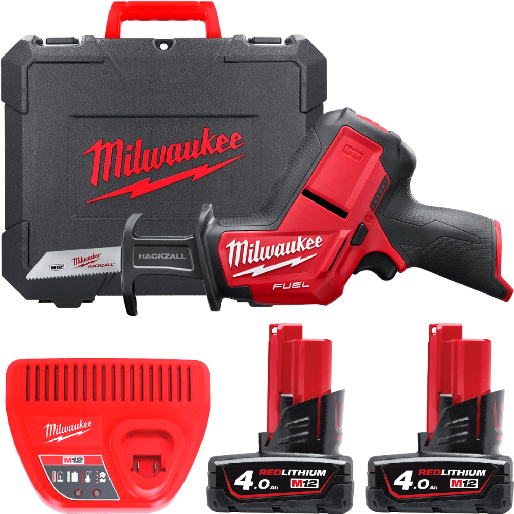 Пила сабельная аккумуляторная MILWAUKEE M12CHZ-402C M12 (зарядное устройство, 2 аккумулятора, кейс) Одесса - изображение 1