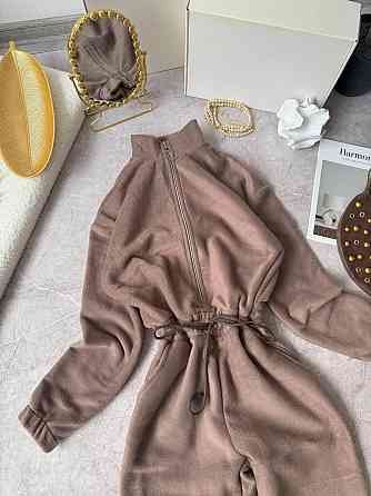 Женский теплый повседневный комбинезон из двухстороннего флиса Мокко, 42/46 Одесса