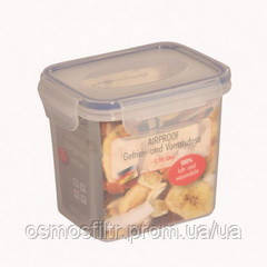 Контейнер для зберігання Axentia прямокутна з кришкою прозорий пластик 0.9 л 13.5x10.5x11.5 см (230702) Київ - фото 2